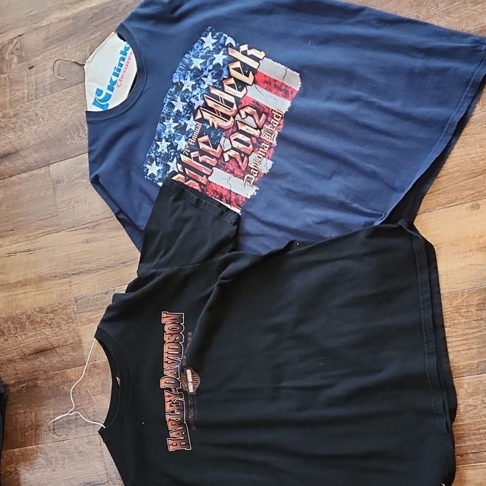 Men's Harley-Davidson Motorcycles tshirt lot & Bike week